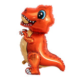 Max Dinosaur Foil Balloons Birthday Kid Toy Inflatable Party Decor Supply Orange