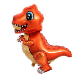 Max Dinosaur Foil Balloons Birthday Kid Toy Inflatable Party Decor Supply Orange
