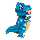 Dinosaur Foil Balloons Birthday Kid Toy Inflatable Party Decor Supply Blue