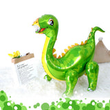 Max Dinosaur Foil Balloons Birthday Kids Toy Inflatable Party Decor Supply Green