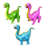 Max Dinosaur Foil Balloons Birthday Kids Toy Inflatable Party Decor Supply Green