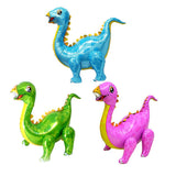 Max Dinosaur Foil Balloons Birthday Kids Toy Inflatable Party Decor Supply Green