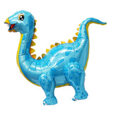 Max Dinosaur Foil Balloons Birthday Kids Toy Inflatable Party Decor Supply Blue