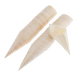 Max 100Pcs Cone Shaped Disposable Ice Cream Cups for Party Food Snacks 6x8cm