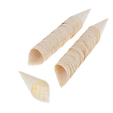 Max 100Pcs Cone Shaped Disposable Ice Cream Cups for Party Food Snacks 6x8cm