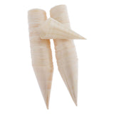 Max 100Pcs Cone Shaped Disposable Ice Cream Cups for Party Food Snacks 6x8cm