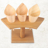 Max 100Pcs Cone Shaped Disposable Ice Cream Cups for Party Food Snacks  9x13cm