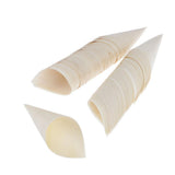 Max 100Pcs Cone Shaped Disposable Ice Cream Cups for Party Food Snacks  9x13cm