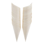 Max 100Pcs Cone Shaped Disposable Ice Cream Cups for Party Food Snacks  9x13cm