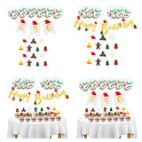 Max Christmas Happy Birthday Happy Birthday 16x Party Decoration for Kids Golden