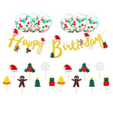 Max Christmas Happy Birthday Happy Birthday 16x Party Decoration for Kids Golden