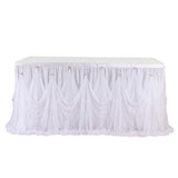Max Tulle Table Skirt Tableware Cover Baby Shower Wedding Party Decor 275x75cm