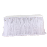 Max Tulle Table Skirt Tableware Cover Baby Shower Wedding Party Decor 275x75cm