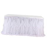 Max Tulle Table Skirt Tableware Cover Baby Shower Wedding Party Decor 275x75cm