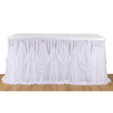 Max Tulle Table Skirt Tableware Cover Baby Shower Wedding Party Decor 275x75cm