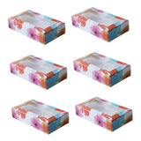 Max 6Pieces Wedding Paper Candy Boxes Bags Trays for Snack Dessert Biscuits