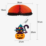 Max 3 Pieces Witch Parachute Halloween Hanging Props Party Decoration Suupplies