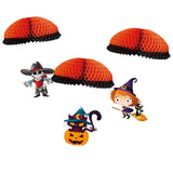 Max 3 Pieces Witch Parachute Halloween Hanging Props Party Decoration Suupplies