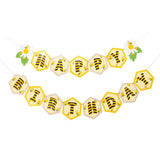Max Mini Bee Happy Birthday Bunting Banner Birthday Party Decoration Supplies