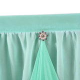 Max Tulle Table Skirt Tableware Cover Baby Shower Wedding Party Decors 275x75cm