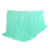 Max Tulle Table Skirt Tableware Cover Baby Shower Wedding Party Decors 275x75cm