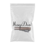 Max Mens Simple Wood Tie Clip Copper Fashion Necktie Clasp Tie Bar Door Frame