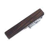 Max Mens Simple Wood Tie Clip Copper Fashion Necktie Clasp Tie Bar Door Frame