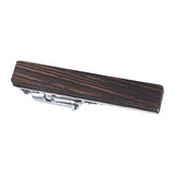 Max Mens Simple Wood Tie Clip Copper Fashion Necktie Clasp Tie Bar Door Frame