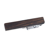 Max Mens Simple Wood Tie Clip Copper Fashion Necktie Clasp Tie Bar Door Frame