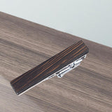 Max Mens Simple Wood Tie Clip Copper Fashion Necktie Clasp Tie Bar Door Frame