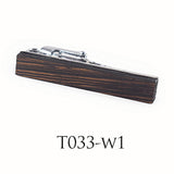 Max Mens Simple Wood Tie Clip Copper Fashion Necktie Clasp Tie Bar Door Frame