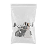 Max Wedding Bride Groom Couple Motorcycle Resin Figurine Cake Topper Decoration