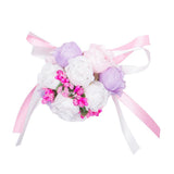 Max 2 Sets Balloon Tulle Stand Party Decorations for Wedding Festivals Purple