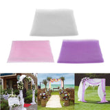 Max Sheer Window Scarf Valance Sheer Fabric Scarves for Wedding Party White