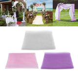 Max Sheer Window Scarf Valance Sheer Fabric Scarves for Wedding Party White