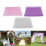 Max Sheer Window Scarf Valance Sheer Fabric Scarves for Wedding Party White