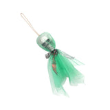 Max 1 Set Halloween Skull Hanging Decorations Haunted House Decor Green