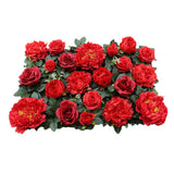 Max Artificial Flower Wall Wedding Venue Flower Pillar Main Road Decor Red