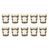 Max 10Piece Paper Disposable Cups Hot Cold Beverage Drinking Cup for Water,Juice