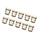 Max 10Piece Paper Disposable Cups Hot Cold Beverage Drinking Cup for Water,Juice