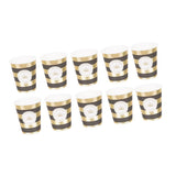 Max 10Piece Paper Disposable Cups Hot Cold Beverage Drinking Cup for Water,Juice