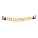 Halloween Bunting Banner Blood Hand-print Glitter Garland Party Ornaments