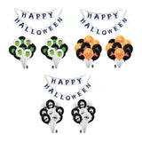 Max Halloween 20x Balloons Banner Set Fun Party Decoration Accessories Ornament