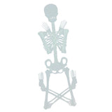 Max Luminous Skull Frame Scary Halloween Prop Party Outdoor Yard Bar Decoration