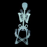 Max Luminous Skull Frame Scary Halloween Prop Party Outdoor Yard Bar Decoration