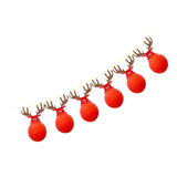 Max Halloween Banner Ornament Hanging Flag Garland with Balloons Elk