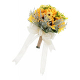 Max Sunflower Bouquet Wedding Bridal Holding Flowers Church Party Office Decor