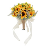 Max Sunflower Bouquet Wedding Bridal Holding Flowers Church Party Office Decor