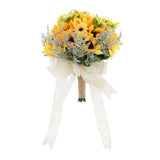 Max Sunflower Bouquet Wedding Bridal Holding Flowers Church Party Office Decor