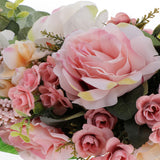 Max Artificial Flower Door Lintel Wreath Garland Window Door Decor Champagne